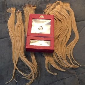 Luxy dirty blonde hair extensions